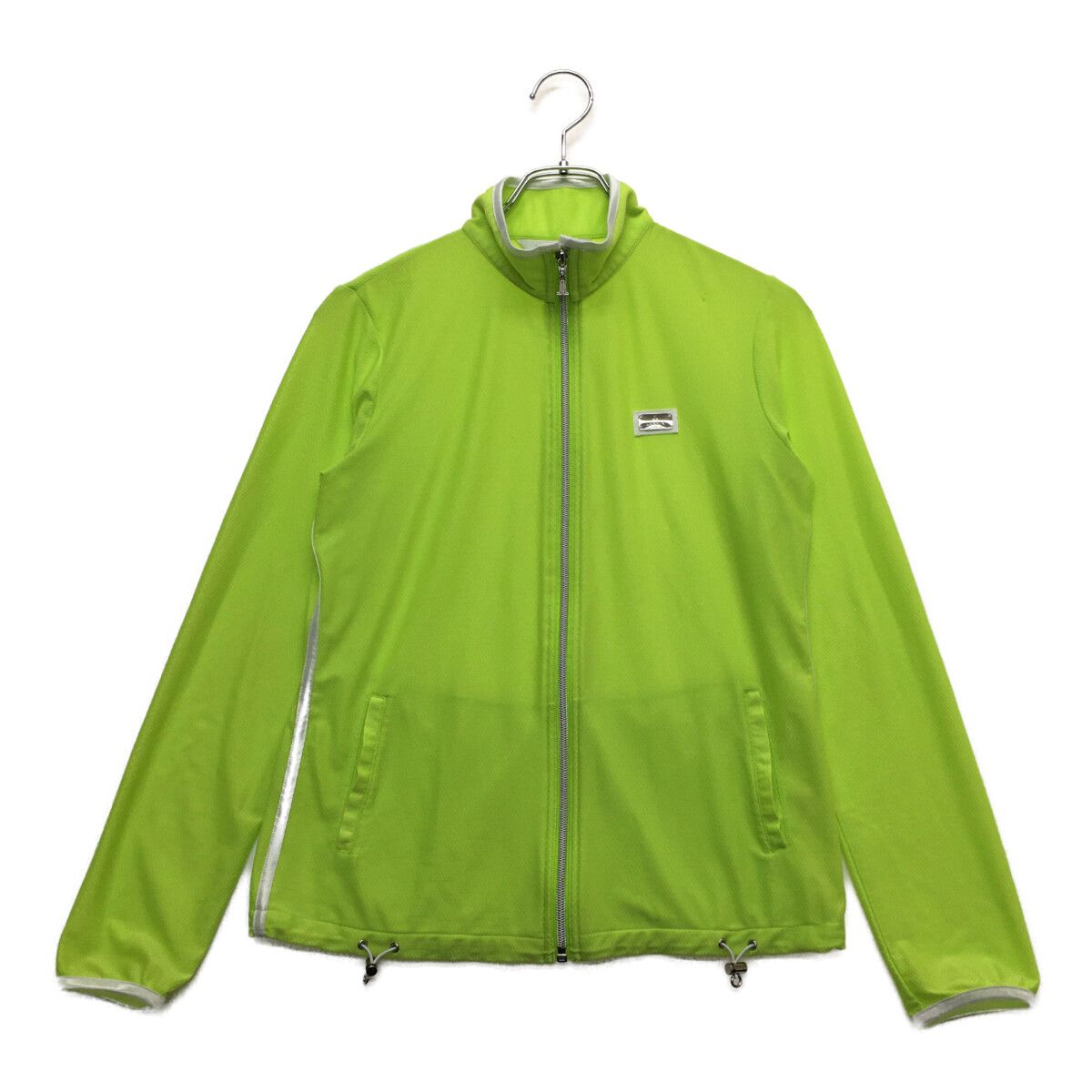 coco 中古 ランバンスポール LANVIN SPORT レディース ブルゾン 38(M) 蛍光黄 イエロー 長袖 フルジップ レターパックプラス発送可 096159 中古 レディース ランバンスポール LANVIN SPORT ブルゾン 38(M