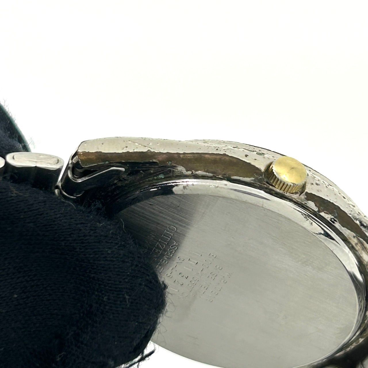 稼働品】citizen シチズン ジャンクション エコドライブ 腕時計 E100  