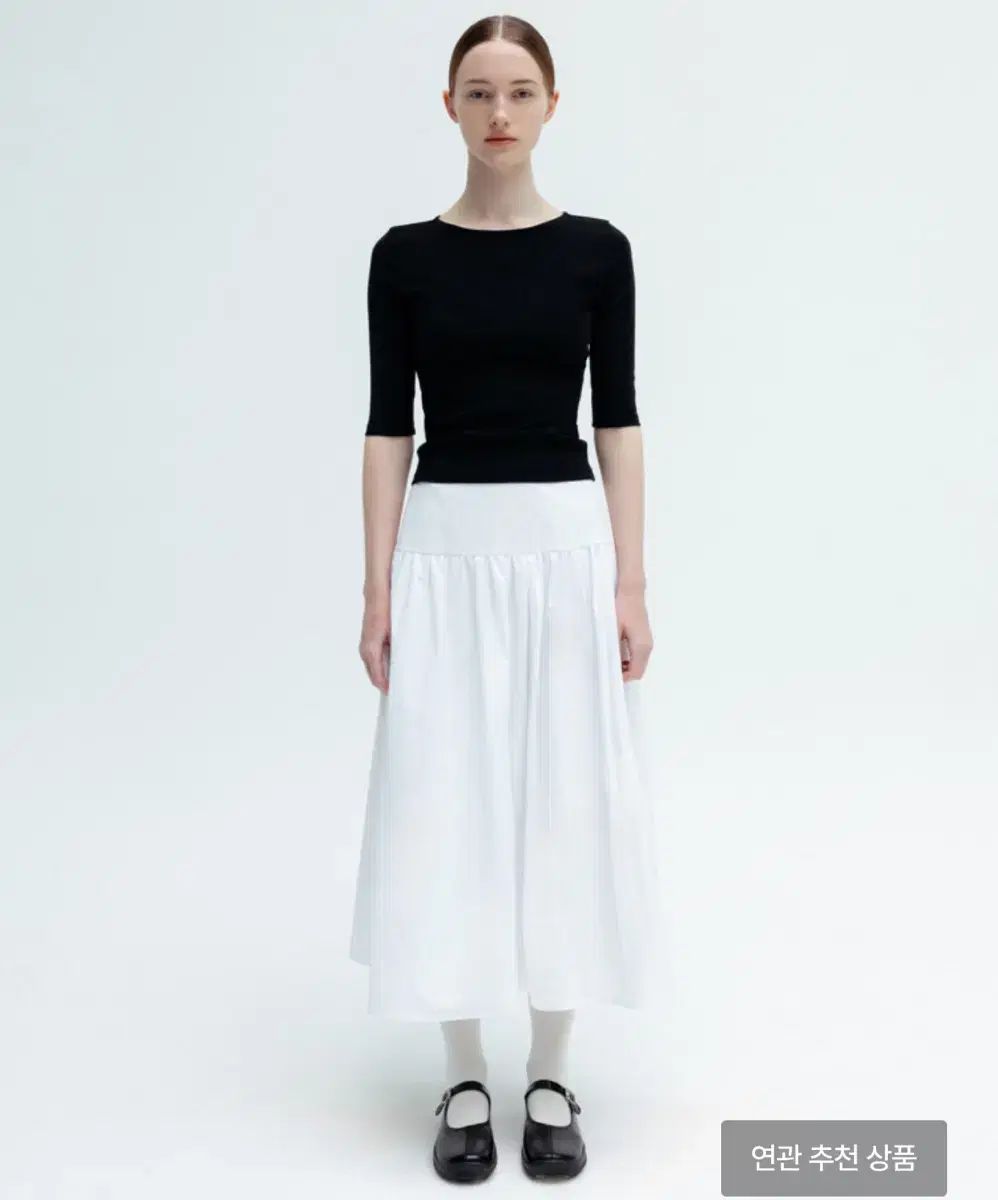lfm Half ー Sleeve Top Black