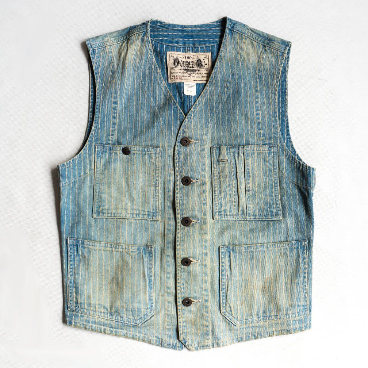 RRL/ELLENGTON VEST/S/ウォバッシュベスト/ラルフローレン RRL/ELLENGTON VEST/S/ウォバッシュベスト/ラルフローレン 美品】RRL