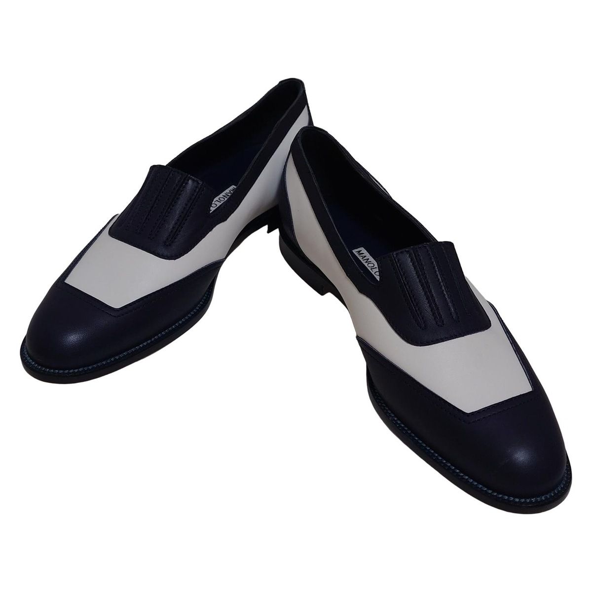 マノロブラニク　ローファー38 MANOLO BLAHNIK(マノロブラニク) ローファー 38 レディース美品