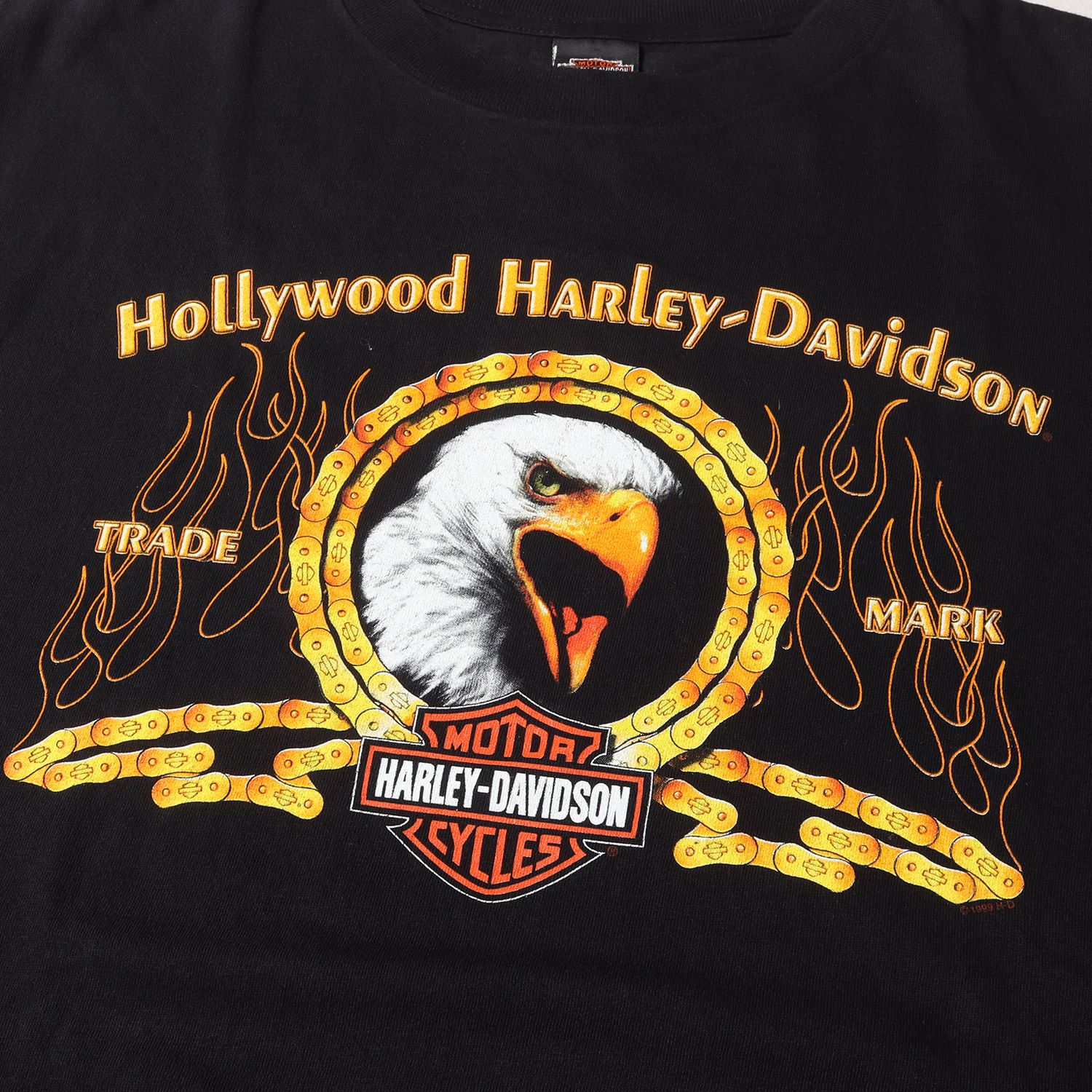 【Harley Davidson】ミルウォーキー・イーグル Tシャツ 80's USA製 Harley-Davidson”ハーレーダビッドソン”イーグル T