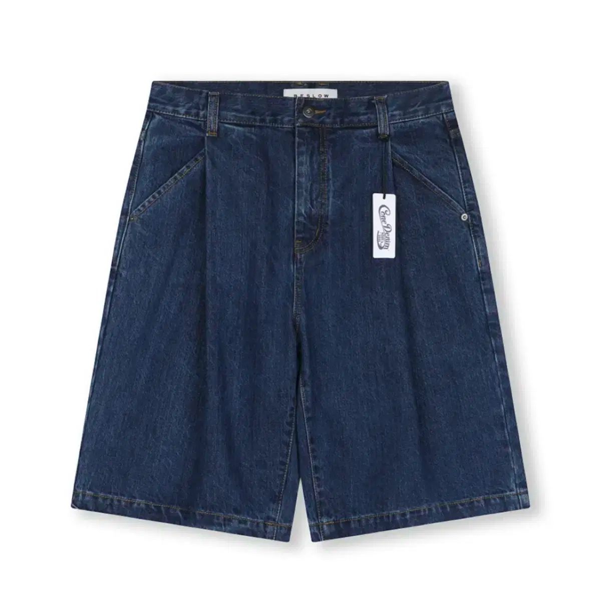 新品) ベスロー コーンミール ワンタック バミューダ パンツ 30