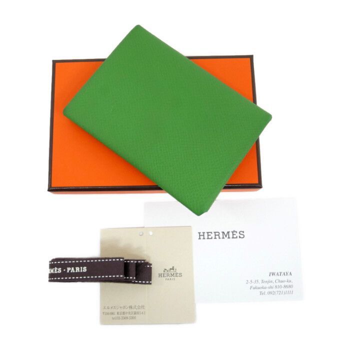 HERMES エルメス 国内正規 2024年購入 B刻印 CALVI DUO カルヴィデュオ