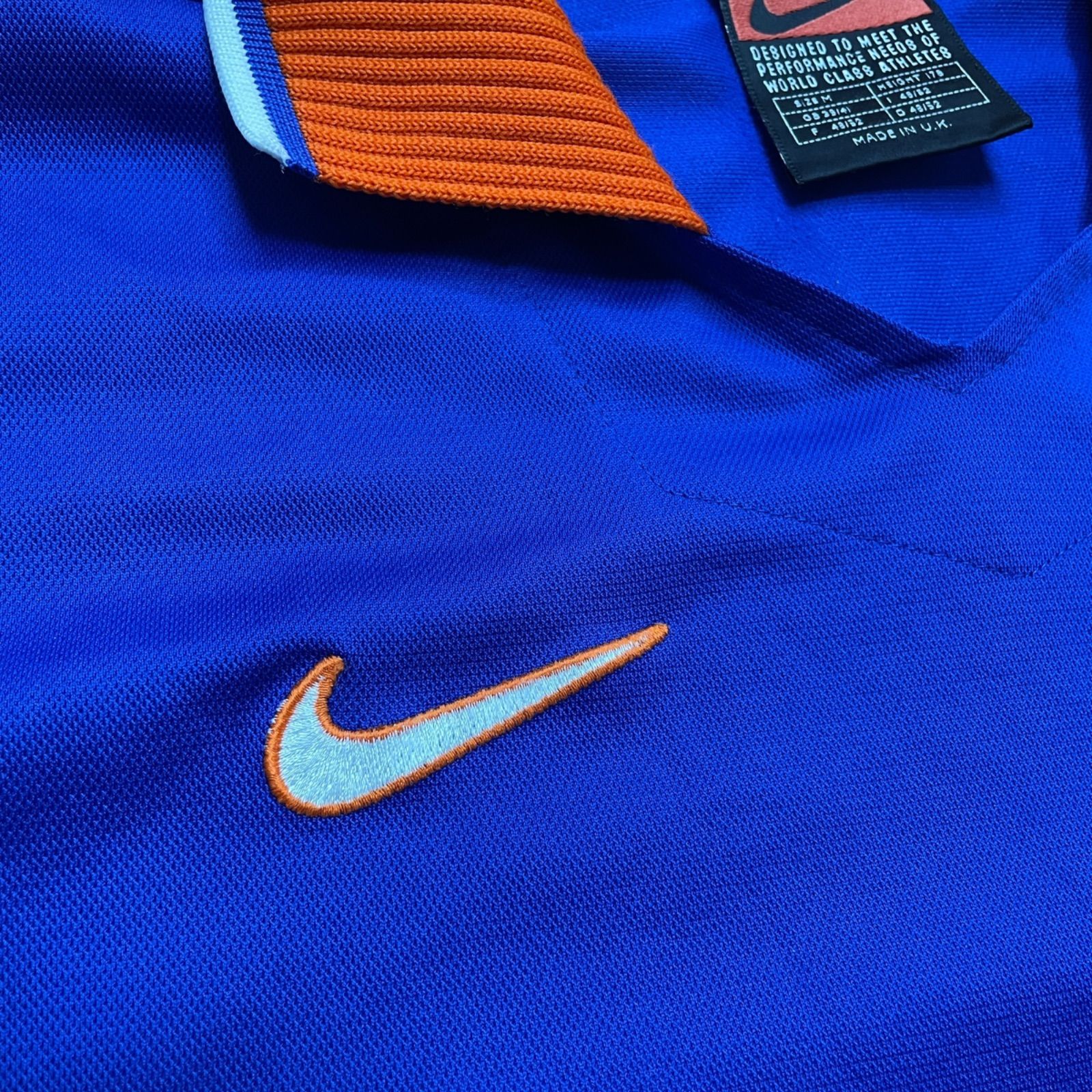 オランダ代表 1997年 NIKE ナイキ ユニフォーム NIKE オランダ代表 97/98 KNVB アウェイ S/S シャツ M ナイキ