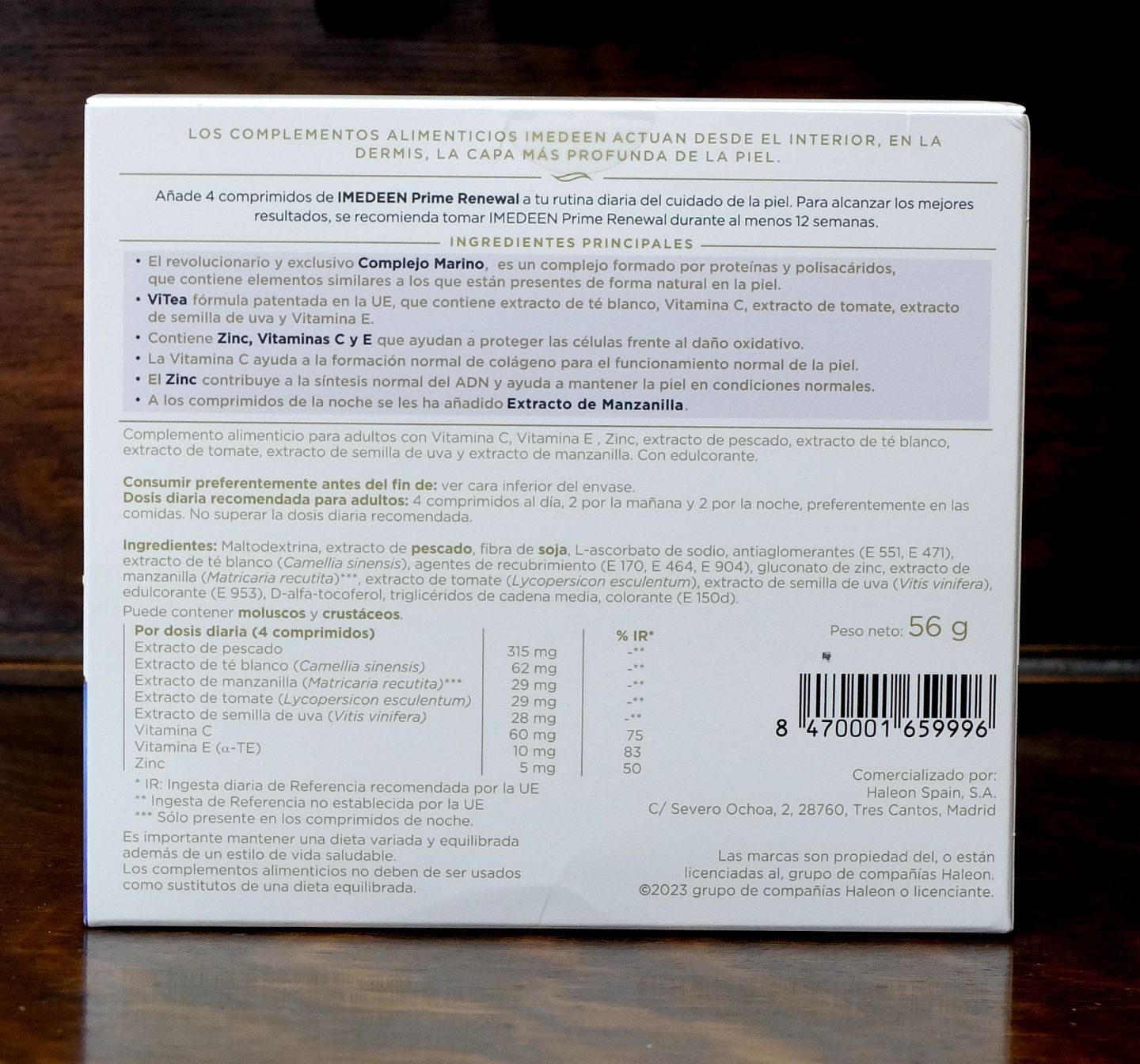 イミディーン プライム リニューアル 120粒 1箱