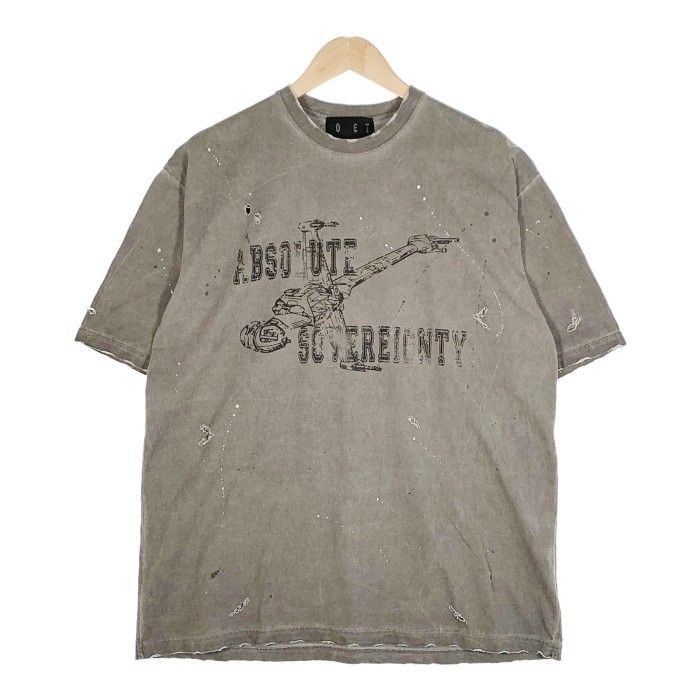 SOMEIT サムイット ヴィンテージ加工 プリント Tシャツ グレー Size L