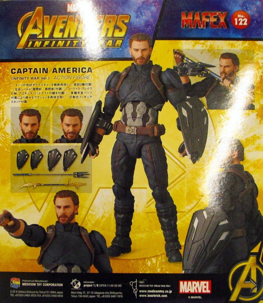 メディコム トイ MAFEX CAPTAIN AMERICA (INFINITY WAR VER) 122