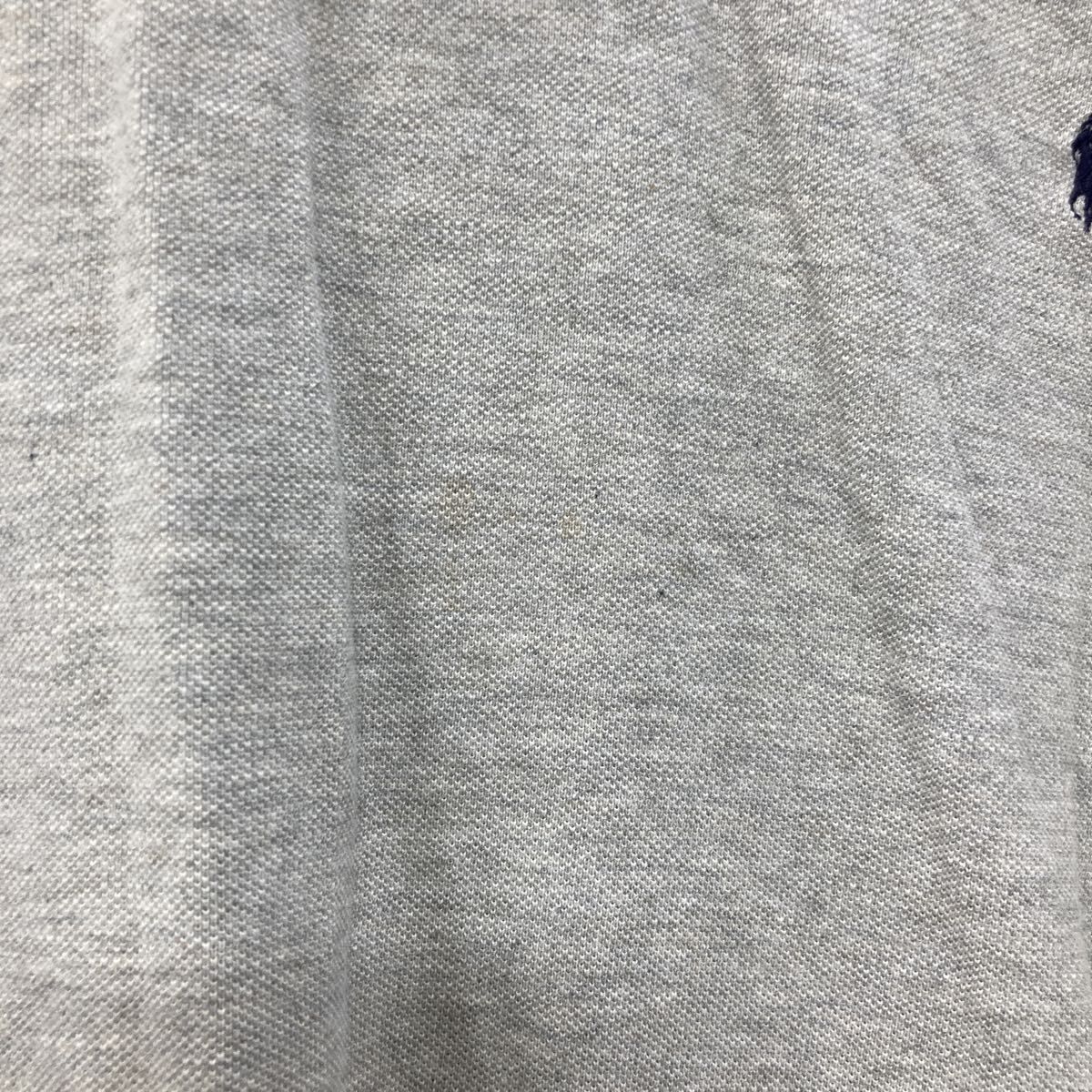 古着 90s ポロ ラルフローレン 刺繍 ポニー 長袖 シャツ グレー L 90's ラルフローレン シャツ ポニー刺繍 | 古着屋mills