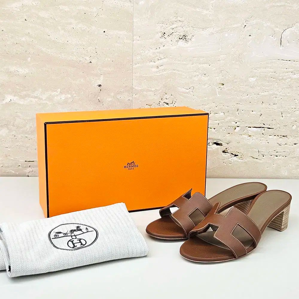 【正規品】HERMES エルメス オアジス 37 オレンジ エルメスオアジス