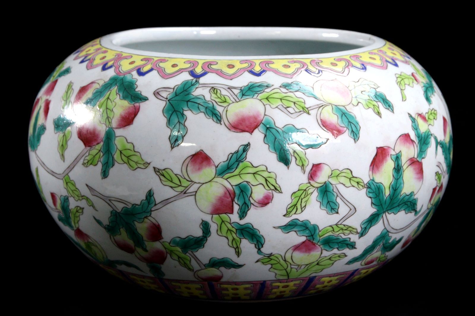 清朝期 粉彩 蓋物合子 牡丹絵 蝶図 香合 香道具 中国美術 唐物