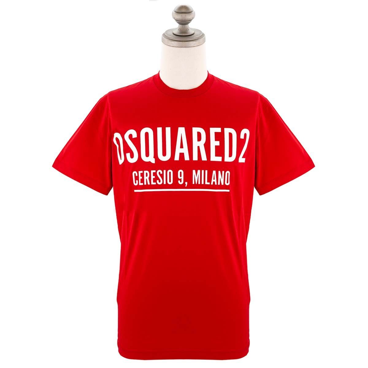 DSQUARED2 ディースクエアード 半袖Tシャツ S71GD1058 S23009 CERESIO9 COOL T-SHIRT メンズ 男性 カットソー 316 RED レッド