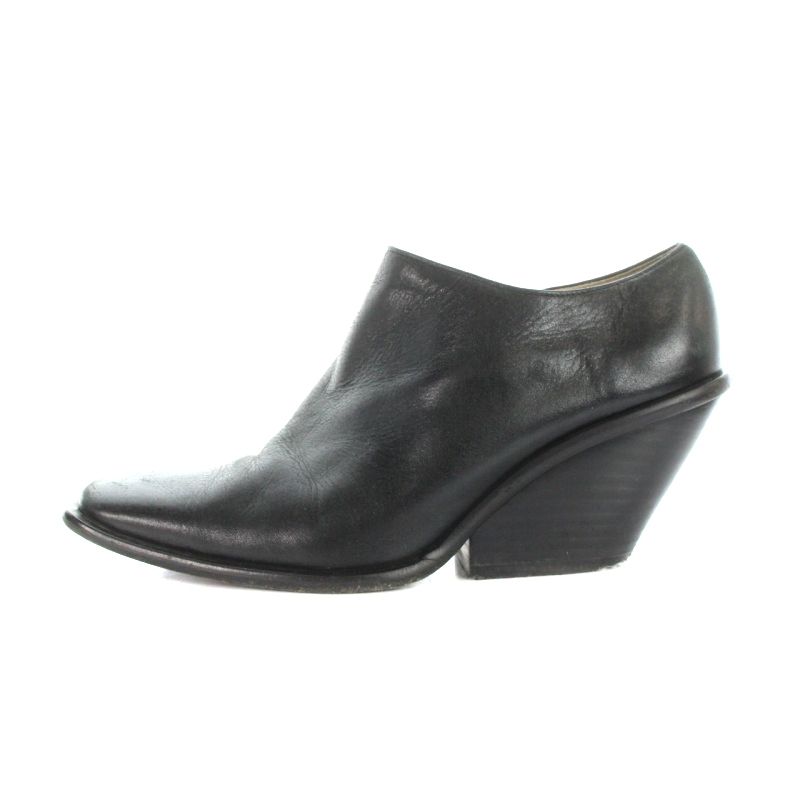 アンチショルド UNTISHOLD Naty -2 Leather ブーティ ブーツ スクエア 
