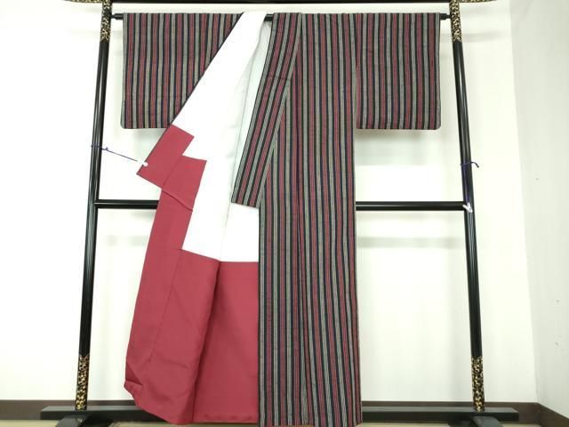 平和屋着物○上質な紬 縞 正絹 逸品 DAAQ3340ps - メルカリ 