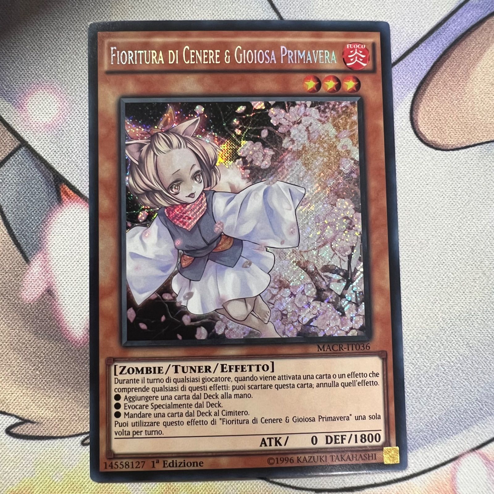 遊戯王】イタリア語版 灰流うらら Ash Blossom & Joyous Spring