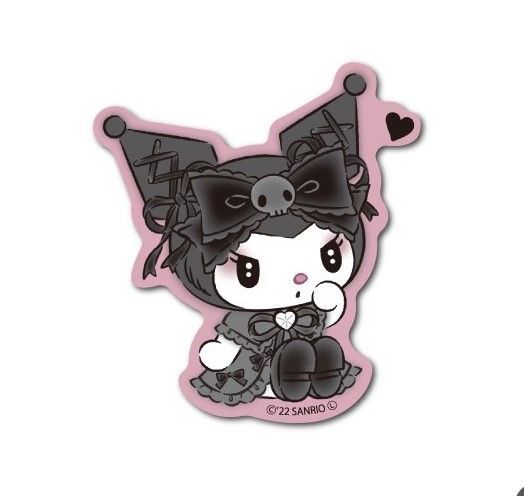 新品 シール 真夜中のメロクロ ステッカー My Melody サンリオ クロミ