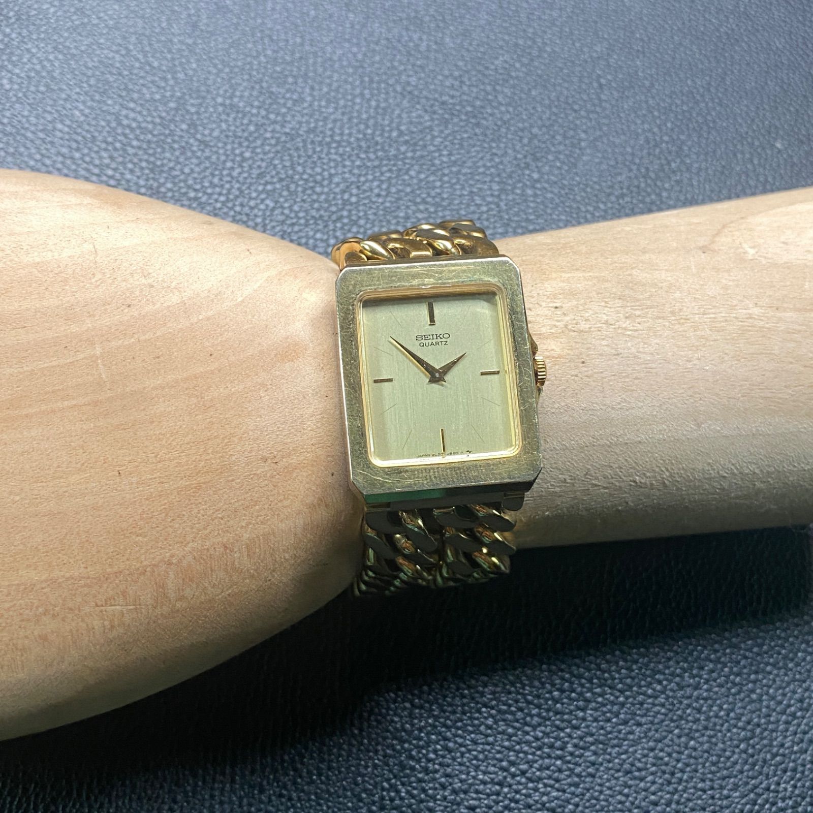 レア 希少 セイコー SEIKO 2020-6410 チェーンブレス スクエア