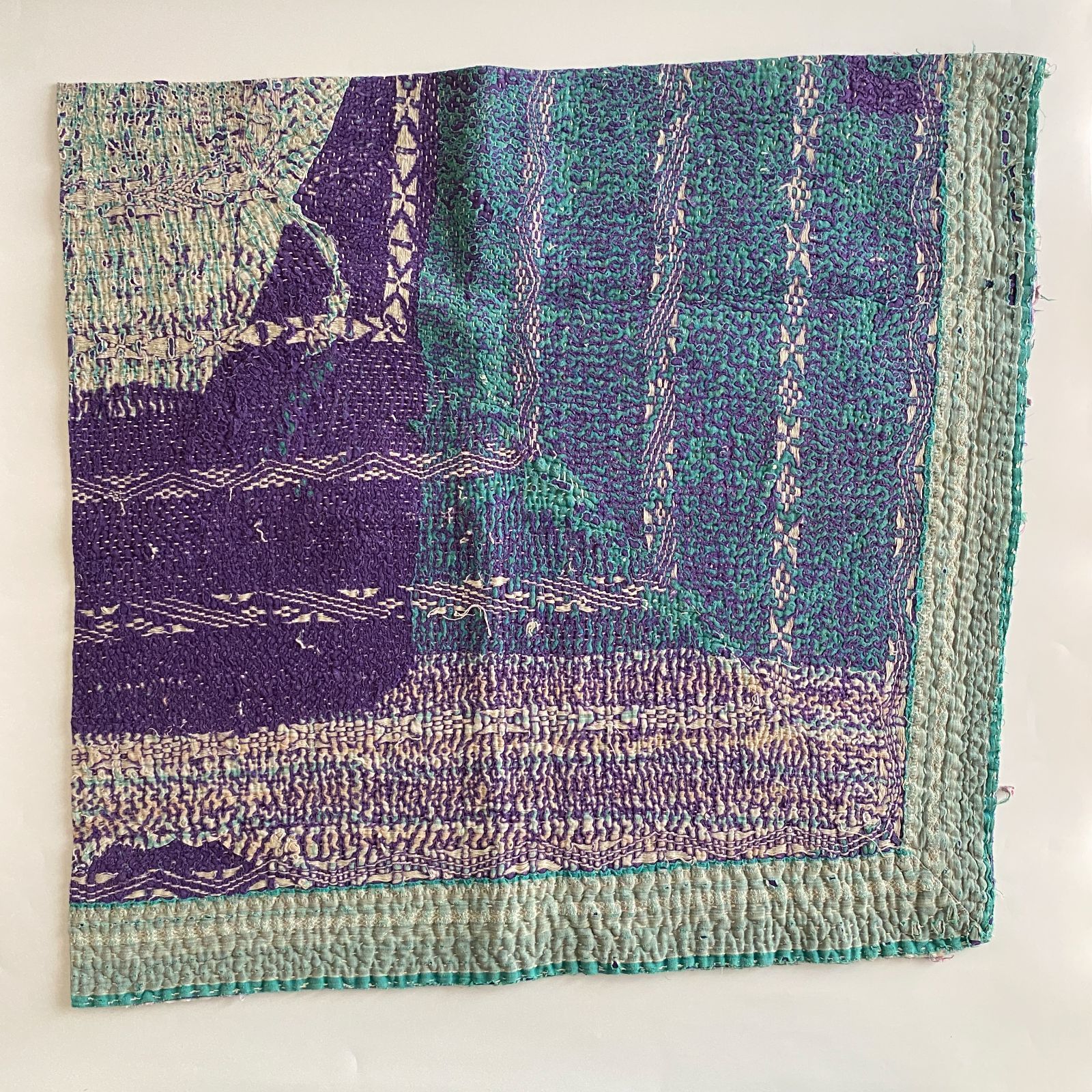 カンタキルト ラリーキルト ヴィンテージキルト ハギレ 33 3319 ラリーキルト カンタキルト オールドファブリック ハギレ