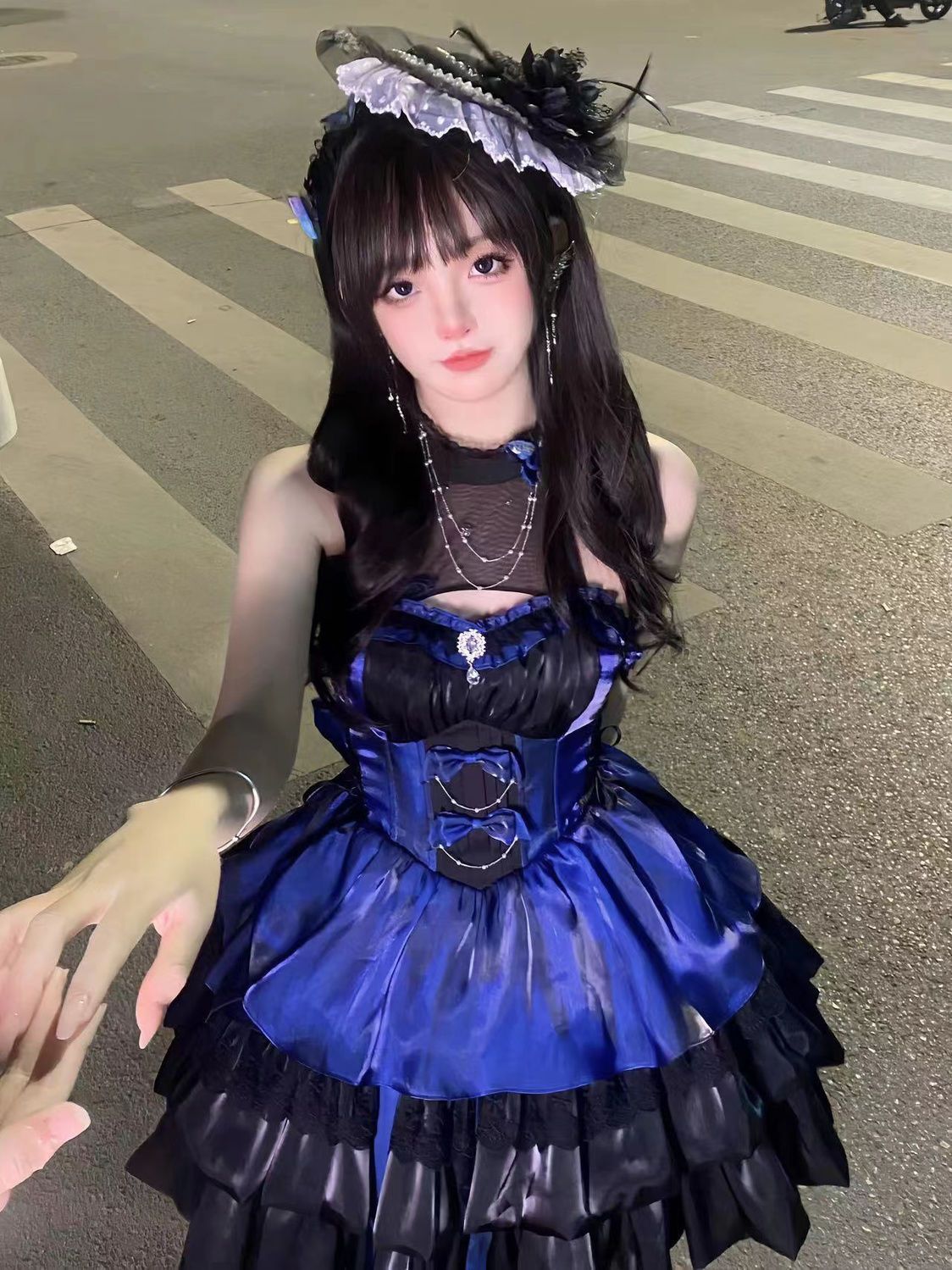 フリル付き