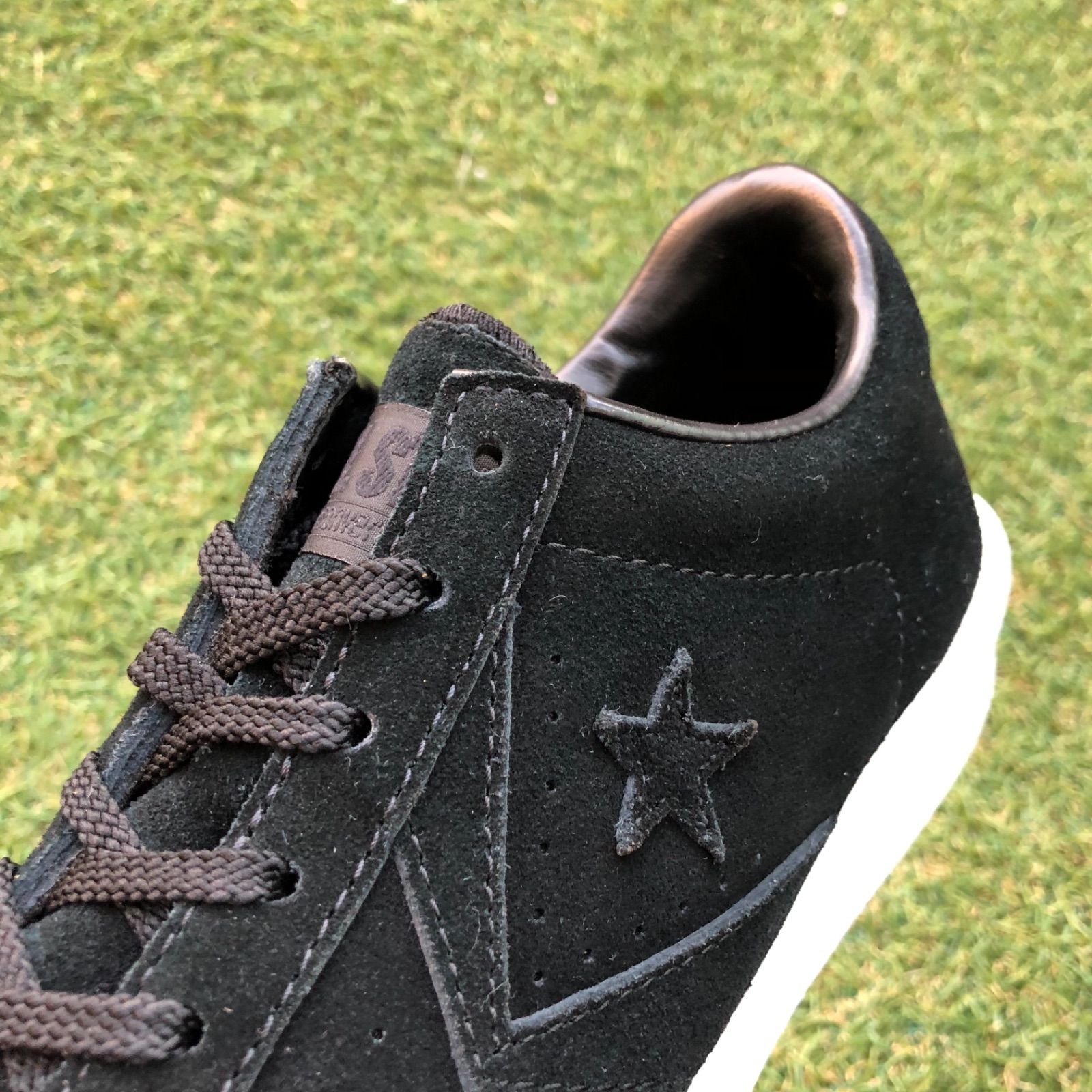美品23.5 converseコンバース プロレザー スエードOX G411 CONVERSE - 美品23.5 converse コンバース プロレザー スエード
