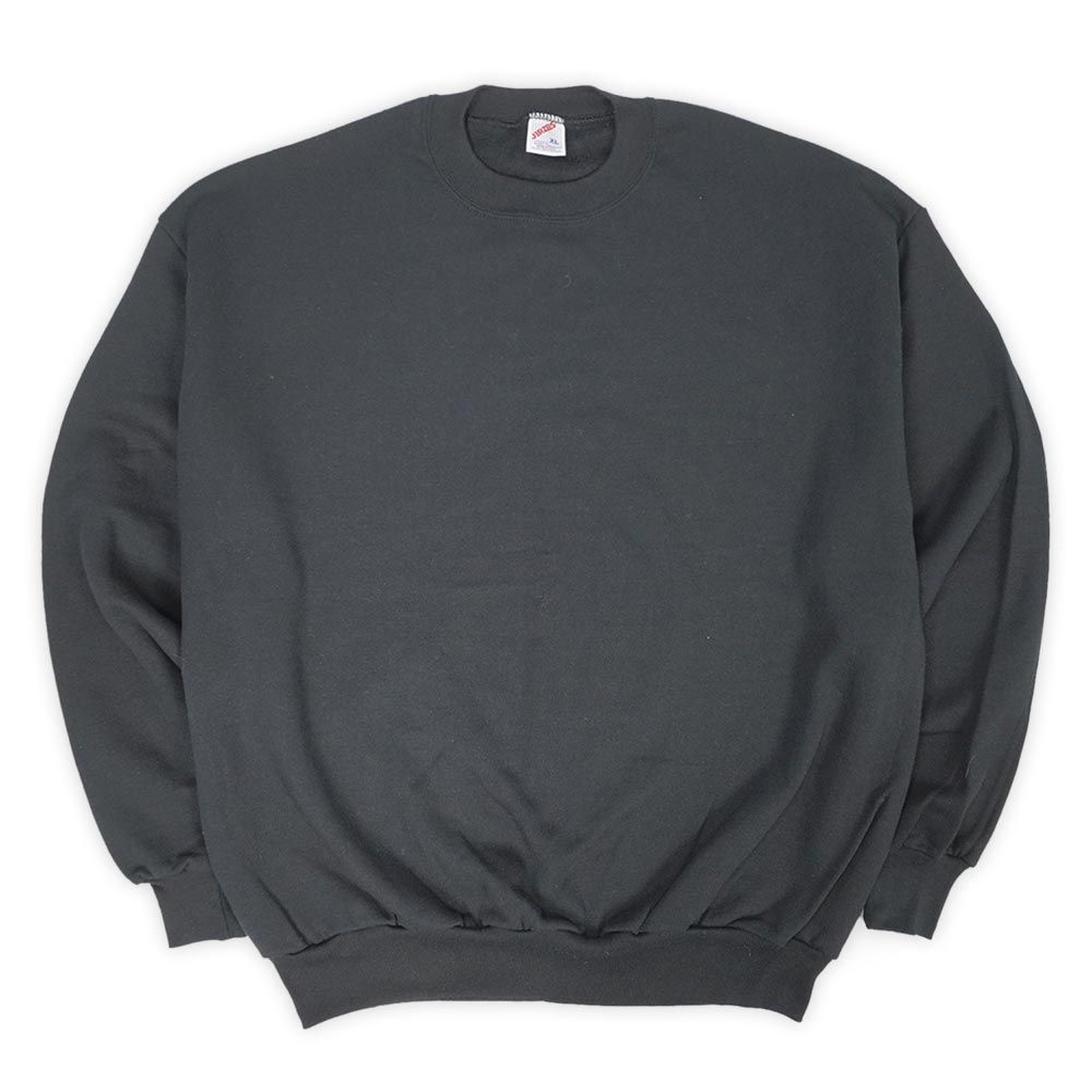 ジャージーズ JERZEES 90s ブランクスウェット 無地 MADE IN USA アメリカ製 BLACK RUSSELL ラッセル ヴィンテージ 古着 メンズ トレーナー ブラック 黒 XL