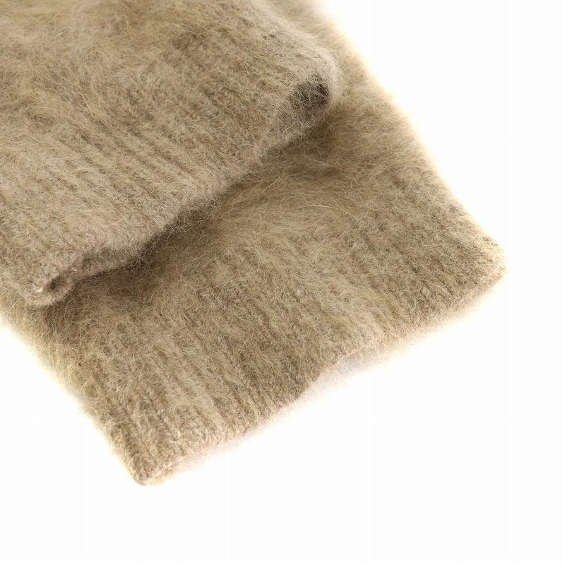 エブリデイアイライク ウール クルーネックニット セーター 茶タグ