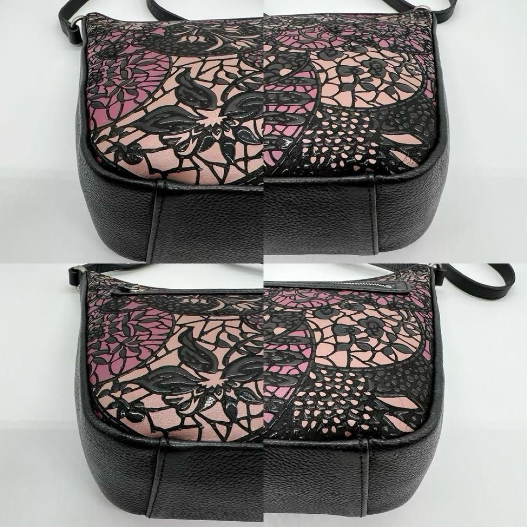 【美品】印傳屋 RYUOLA サコッシュ ショルダーバッグ ブラック 美品】印傳屋 RYUOLA サコッシュ ショルダーバッグ ブラック