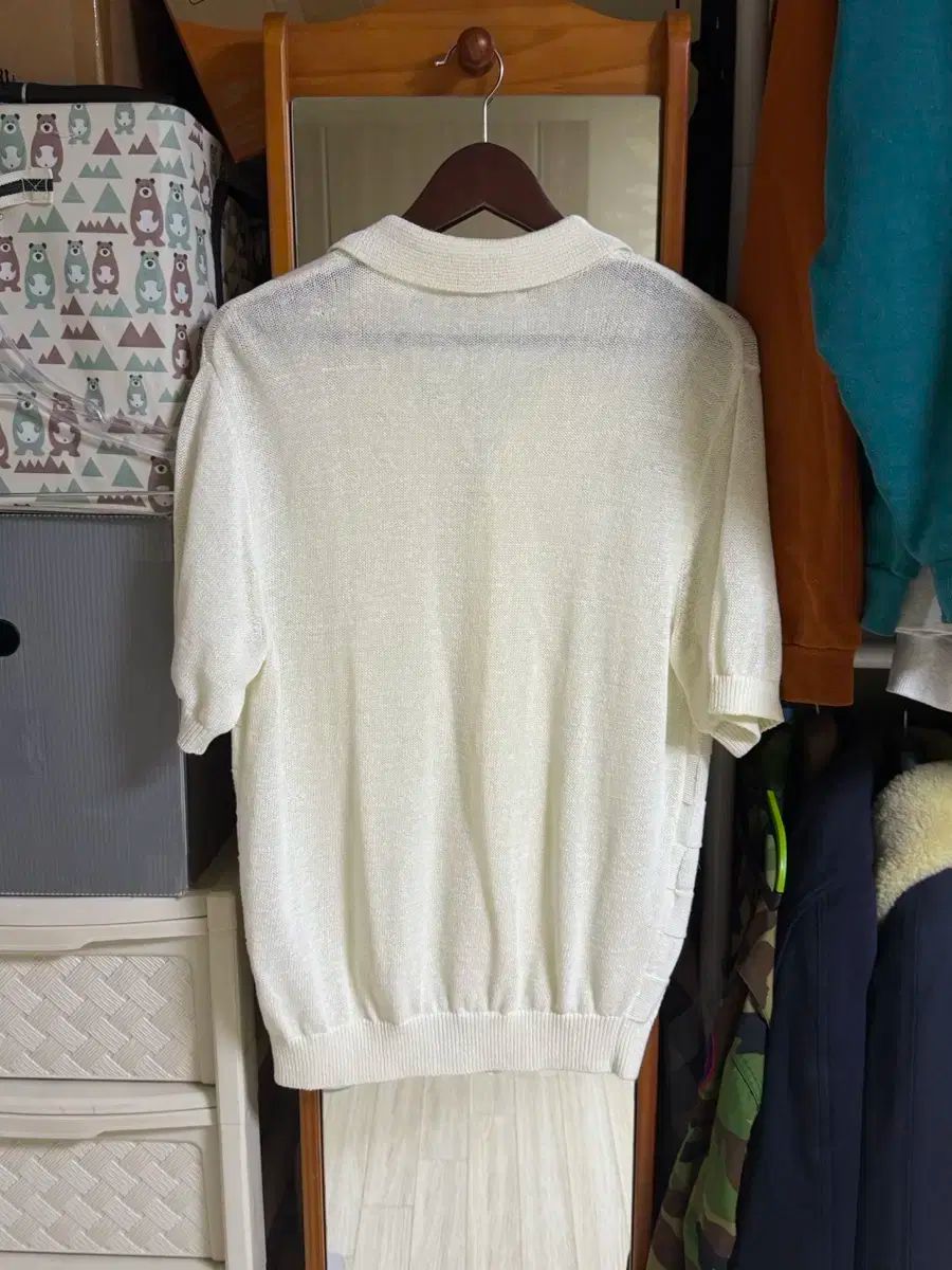 ベルノ アイボリー カーディガン ニット M