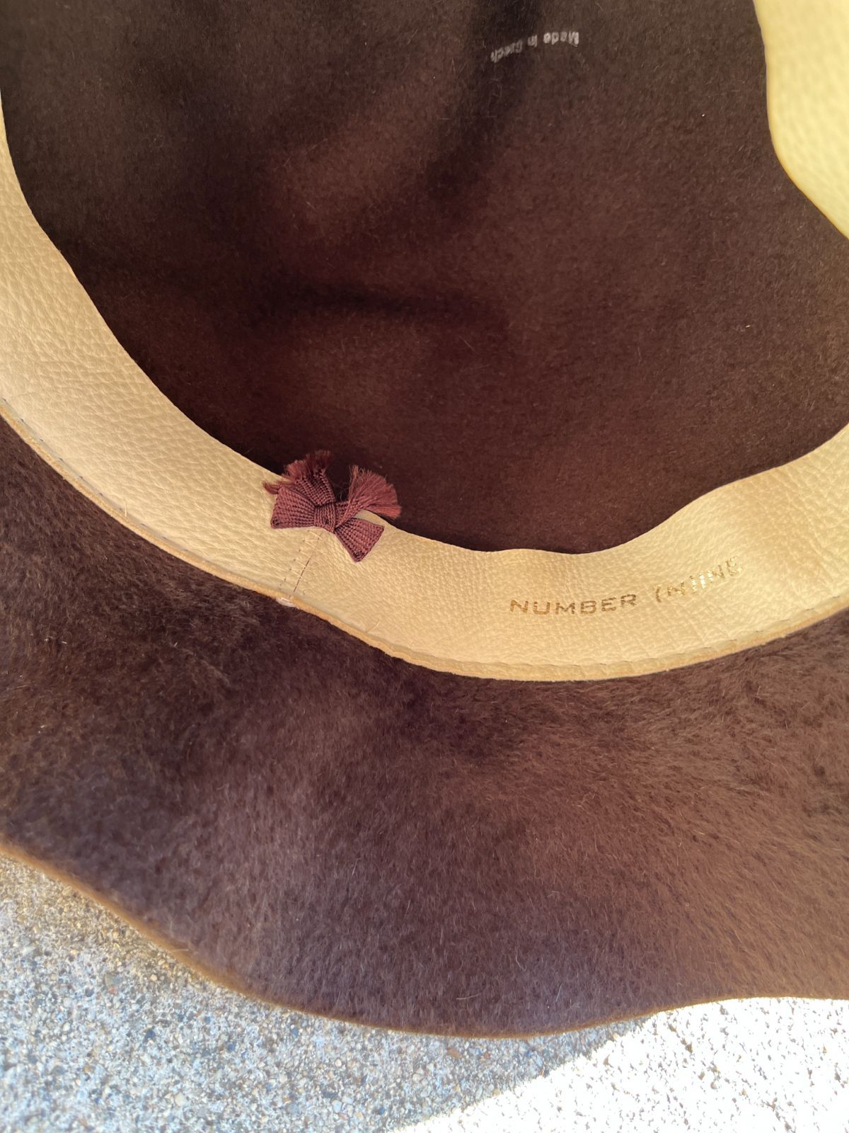 2002AW Number (N)INE NOWHERE MAN Beaver Fur Hat