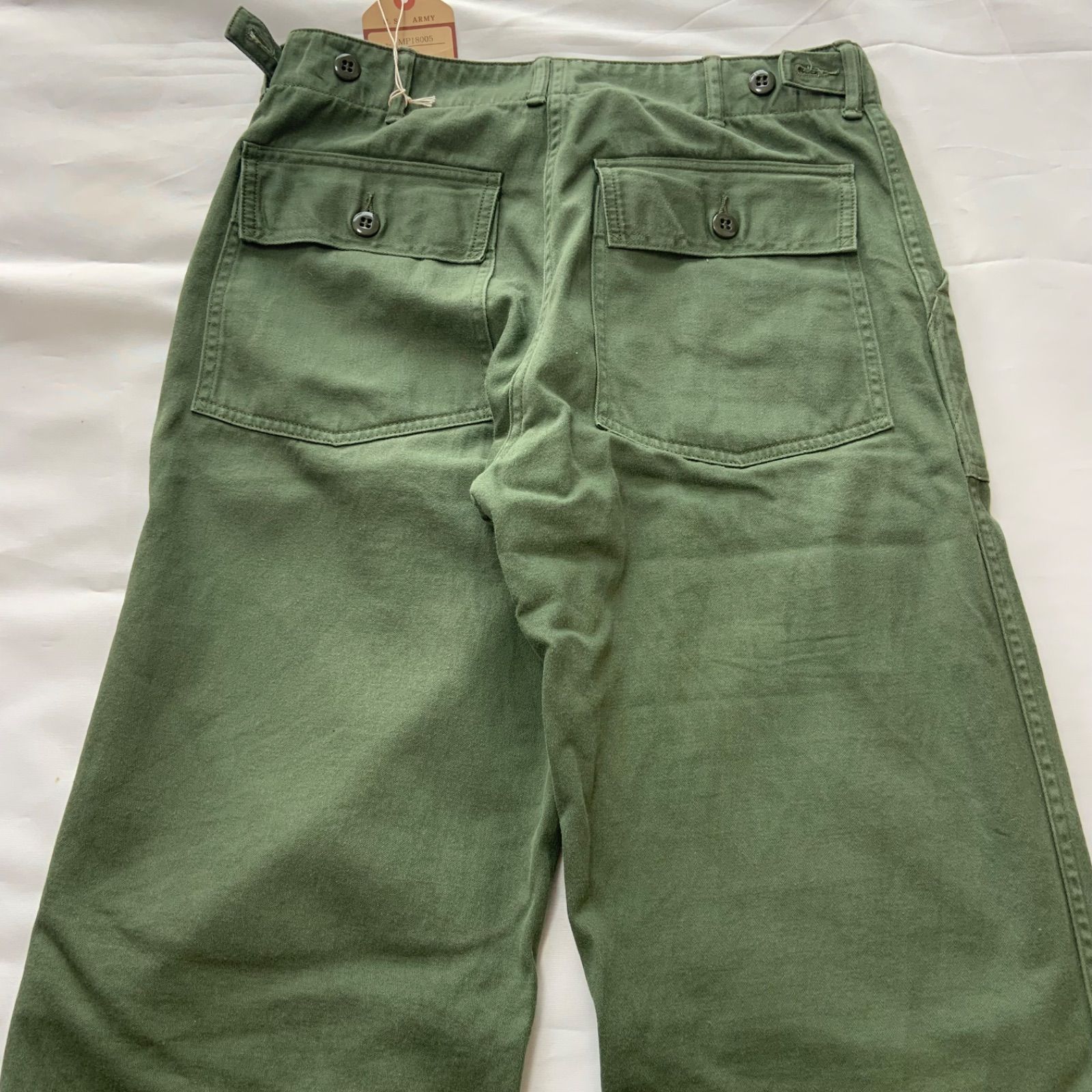 ☆【古着】THE REAL McCOY'S MP18005 ベイカーパンツ オリーブ Sサイズ