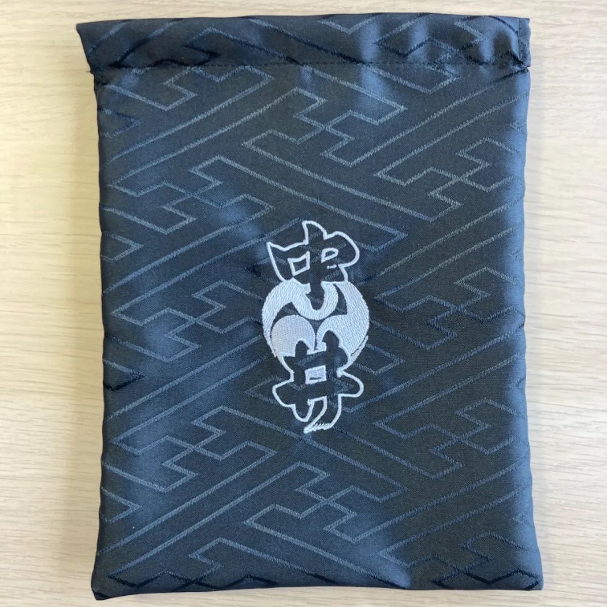 鶴原町　刺繍　町紋入り　巾着袋　泉佐野　だんじり　祭　グッズ 人気NO.1 定番 巾着袋 紋刺繍入り だんじり 祭り グッズ