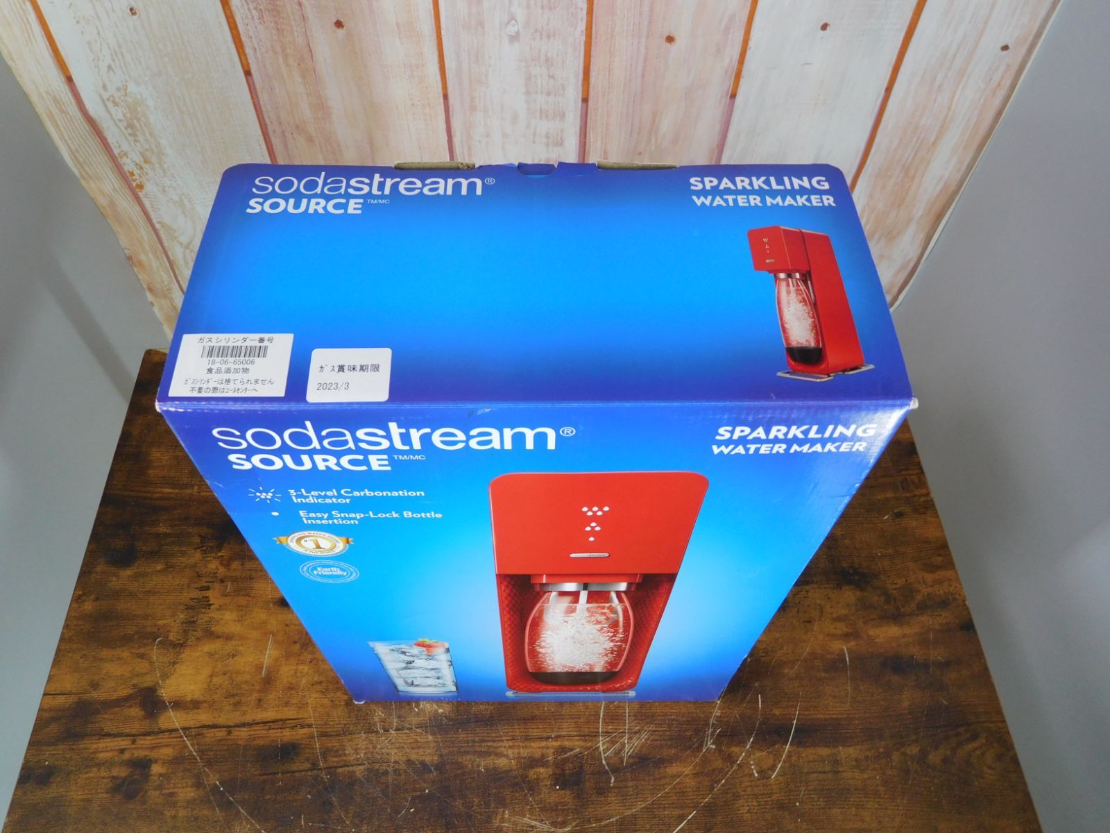 sodastream ソーダストリーム Source レッド 炭酸水メーカー M0520