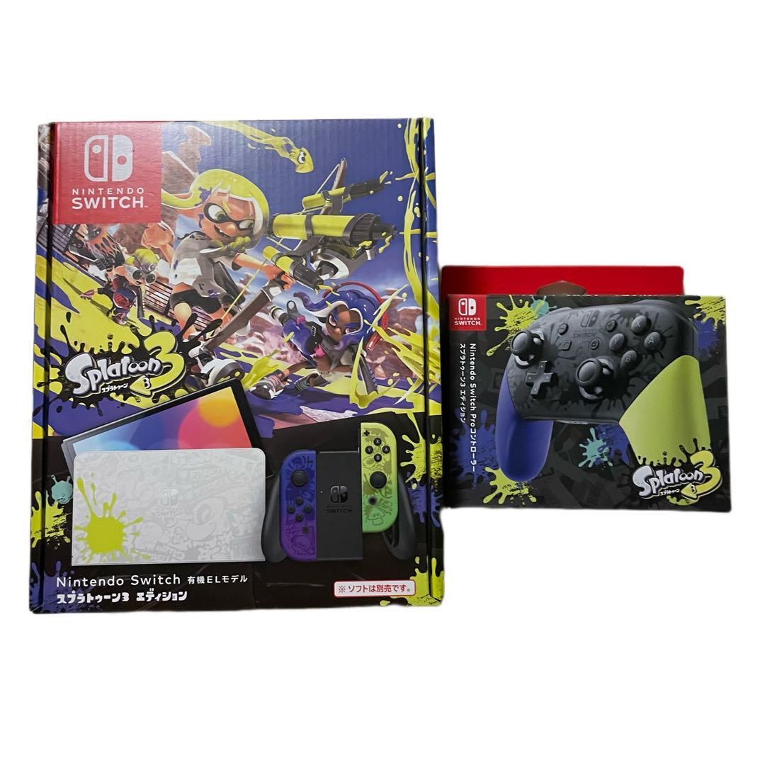 当社オリジナル Nintendo Switch本体 スプラトゥーン3ソフトセット 