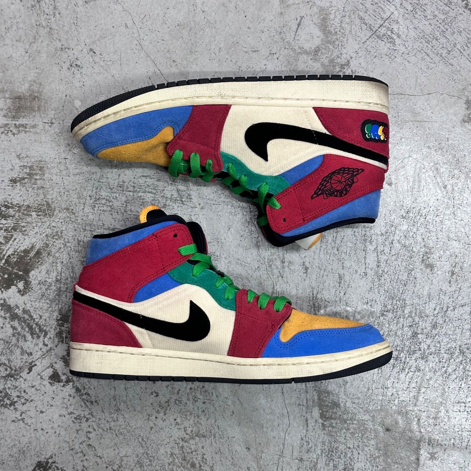 BLUE THE GREAT NIKE AIR JORDAN 1 MID FEARLESS コラボ ブルーザ 
