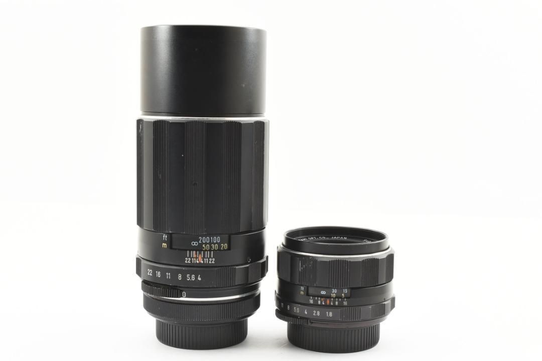 ダブルレンズセット】 SMC Takumar 55mm 200mm SO249 【公式通販】