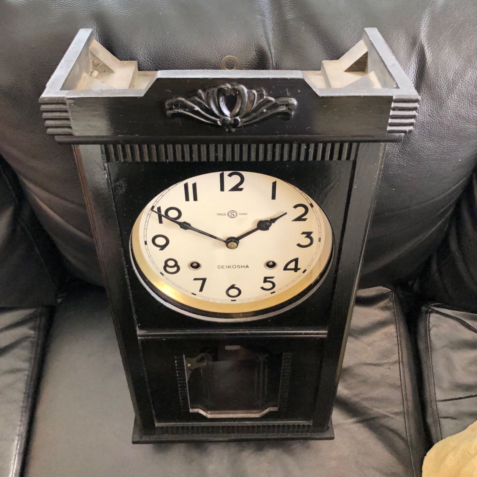 昭和レトロ 精工舎 宮型本打ち掛時計 オーバーホール済 稼働品 - メルカリ