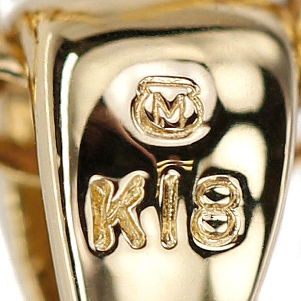 ミキモト 黒蝶真珠(南洋真珠) ネックレス ダイヤモンド K18イエロー  