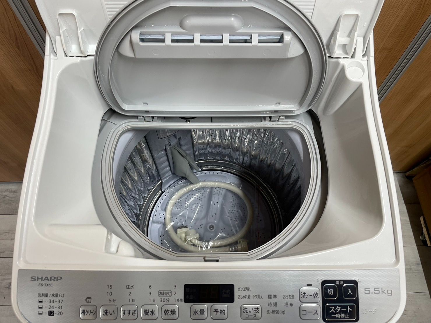 希望日5373送料無料！最新2021年製！SHARP 8kg 洗濯機