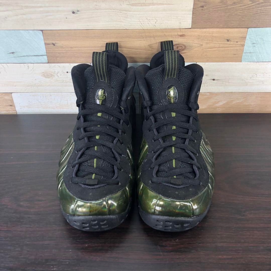 NIKE AIR FOAMPOSITE ONE ナイキ エア フォーム ポジット ワン メタリック グリーン ブラック 27cm U10697  314996-301 - メルカリ