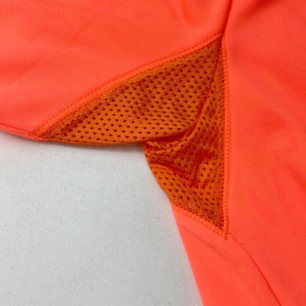 サイズ：S HERG1 エルグワン ハイネック 長袖Tシャツ オレンジ系