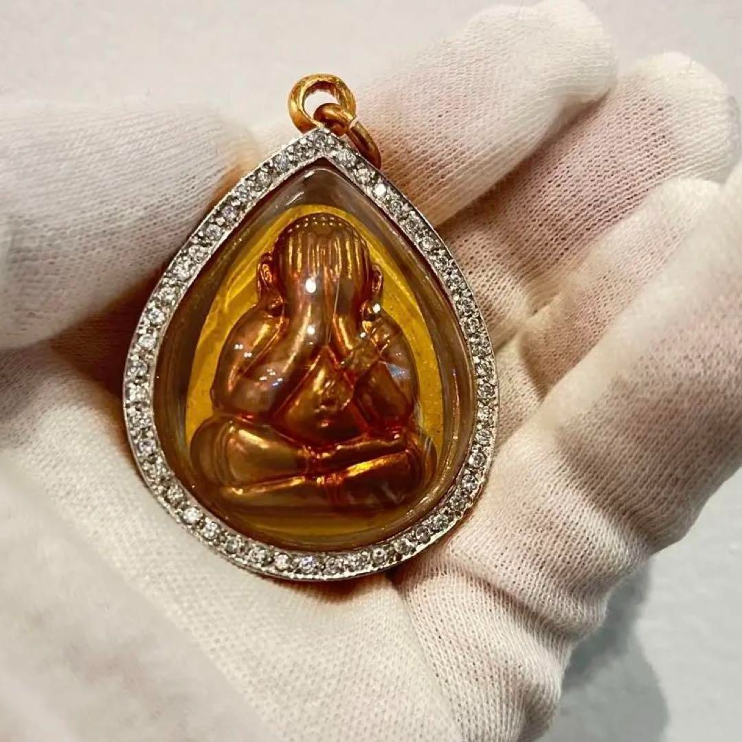 プラクルアン 美しいプラピッター LPクーン師 富と幸運 ビジネス運 御守り