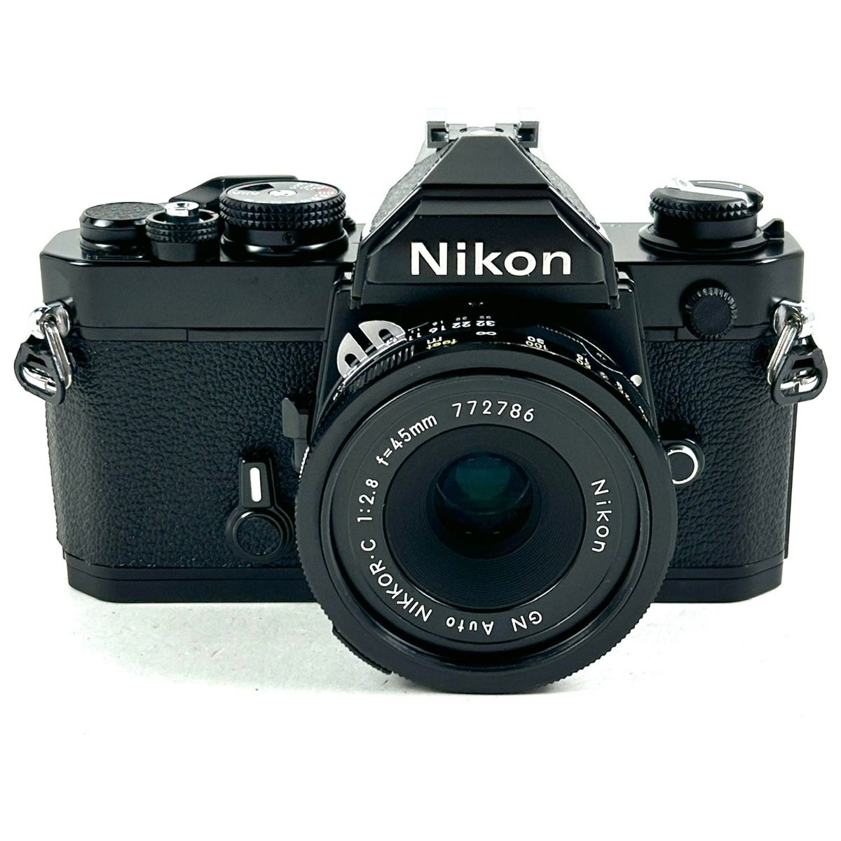 ニコン Nikon FM + GN Auto NIKKOR.C 45mm F2.8 Ai改 フィルム マニュアルフォーカス 一眼レフカメラ 【中古】  - メルカリ