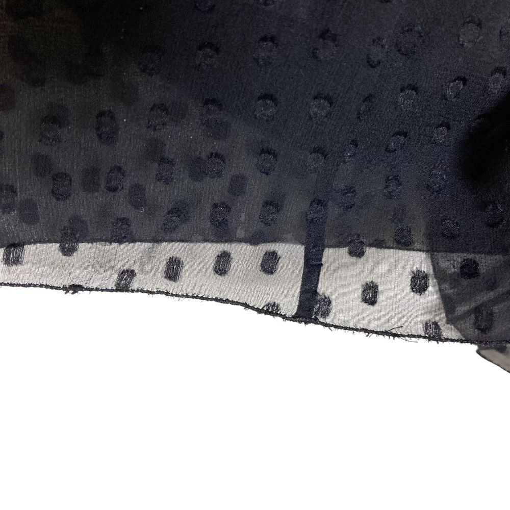 美品 DOLCE&GABBANA ドルチェアンドガッバーナ シルク フリル シアー  