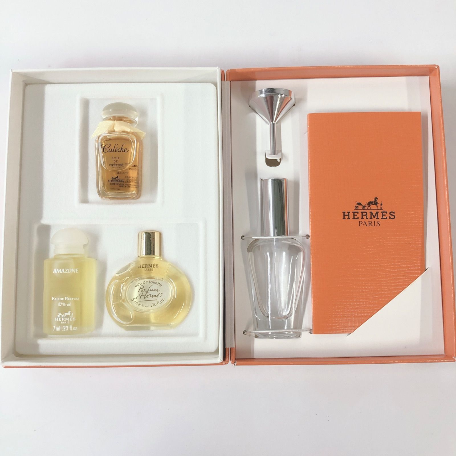 希少 エルメス HERMES カレーシュ パルファム 7.5ml 香水 箱付き