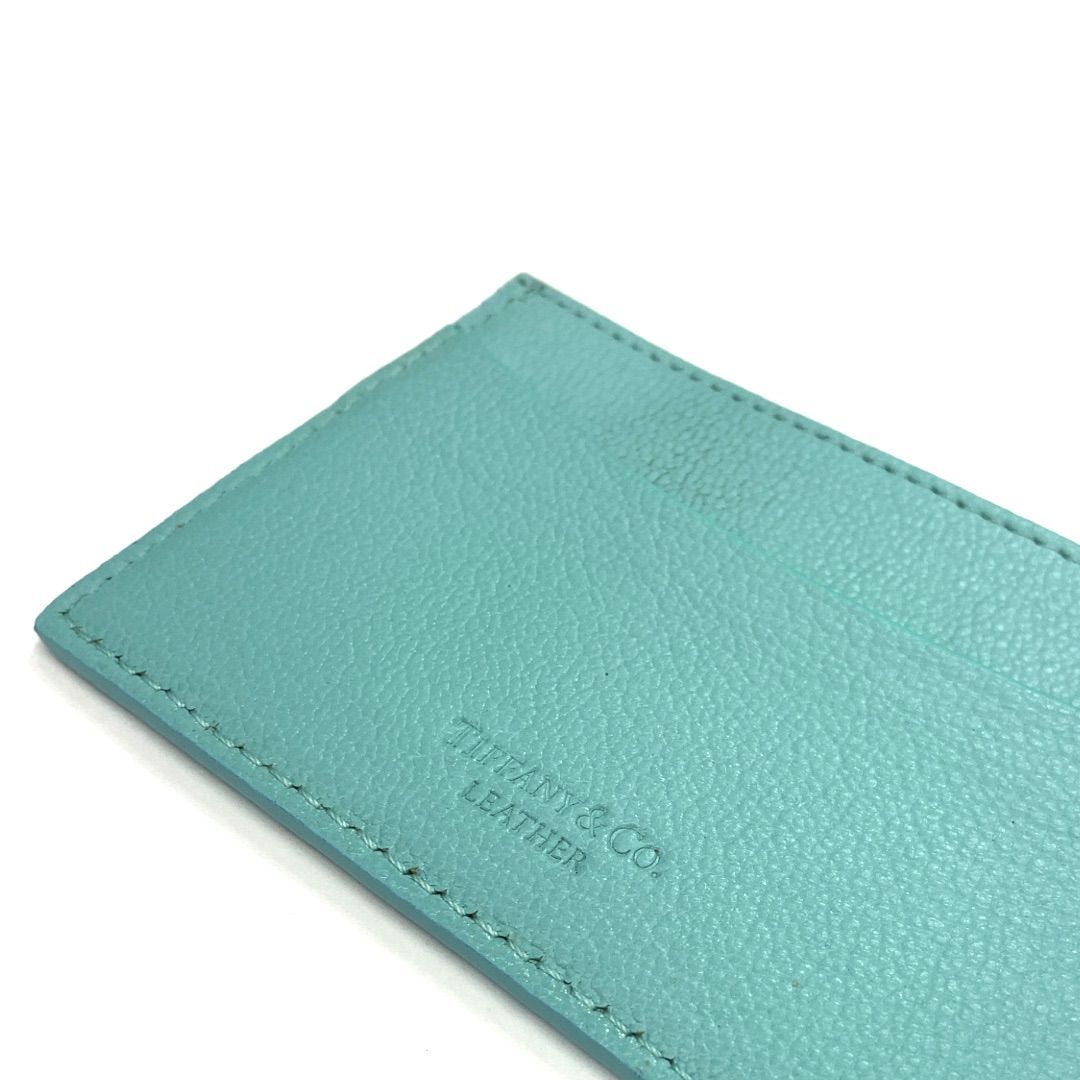 【美品】TIFFANY & CO ケース ティファニーブルー 美品】TIFFANY＆CO. ティファニー パスケース カードケース