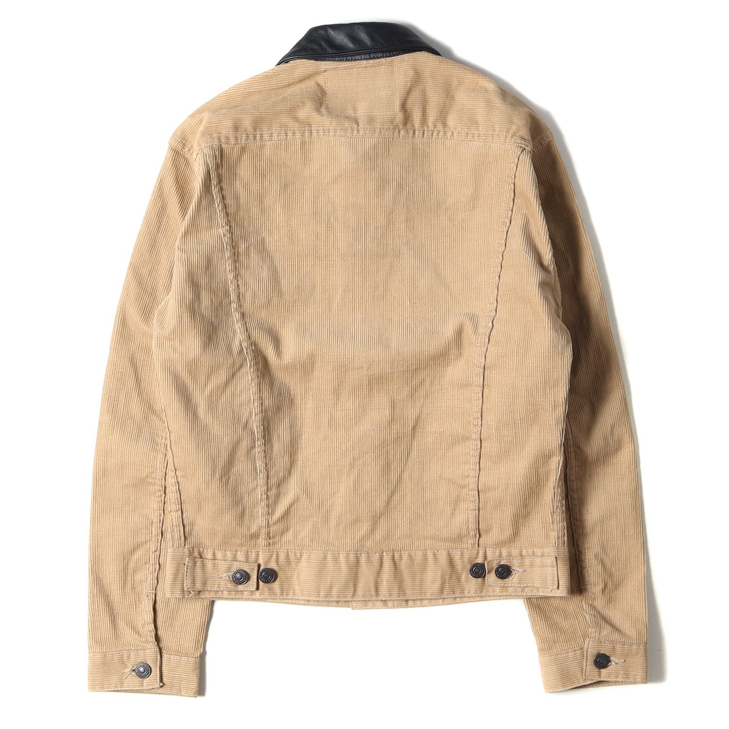 美品 FLAT HEAD フラットヘッド ジャケット Lot.6105 襟レザー 3rd