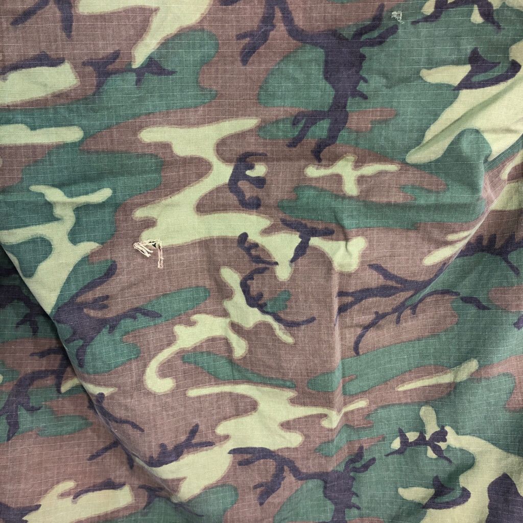 古着 60s 米軍 US ARMY 4th ERDL リーフ カモ 迷彩 ジャングル
