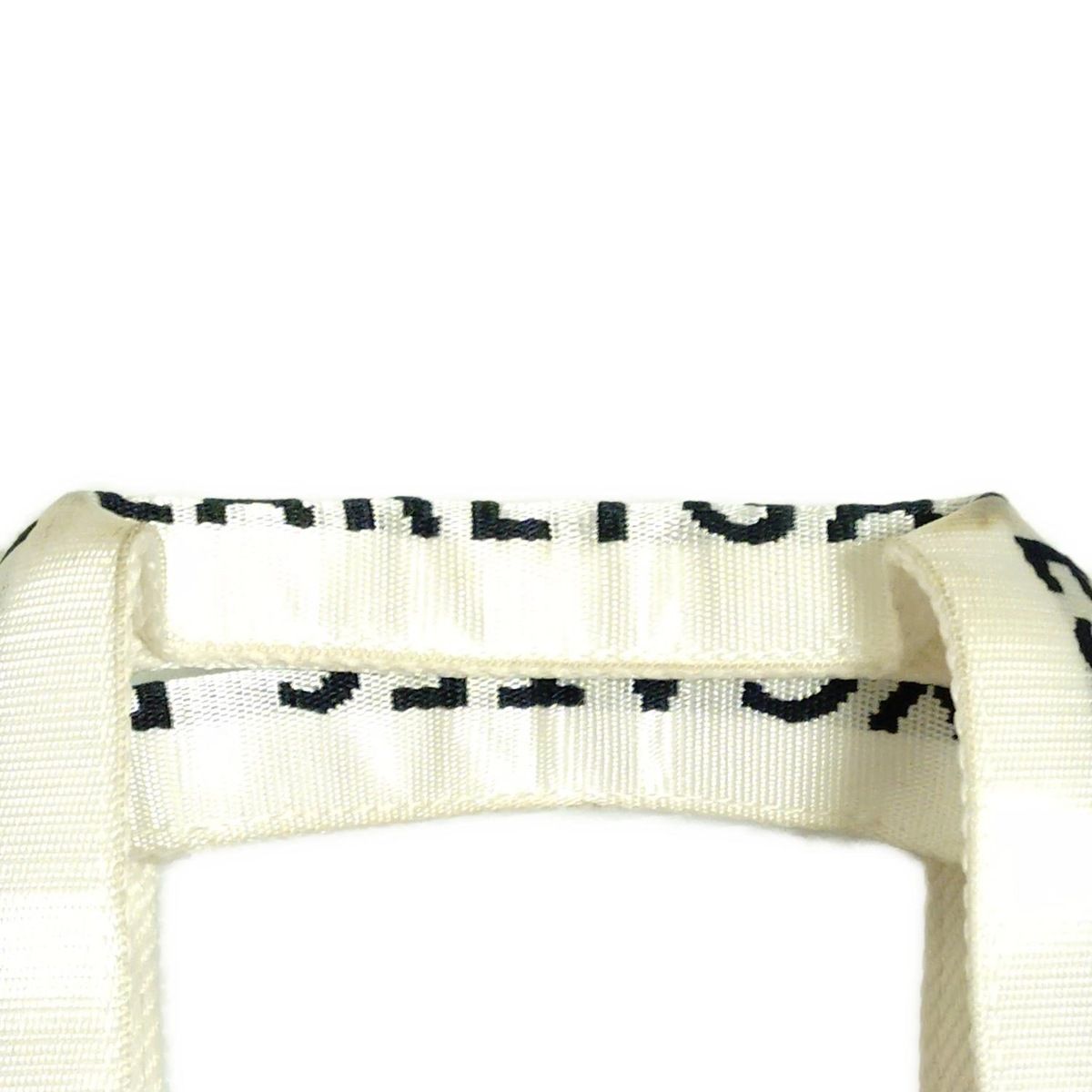 PEARLY GATES(パーリーゲイツ) ハンドバッグ - 白×ダーク PEARLY GATES(パーリーゲイツ) ハンドバッグ - 白×ダーク