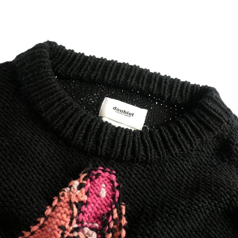 ダブレット doublet 20AW HAND-KNITTING JACQUARD PULLOVER ジャガード  