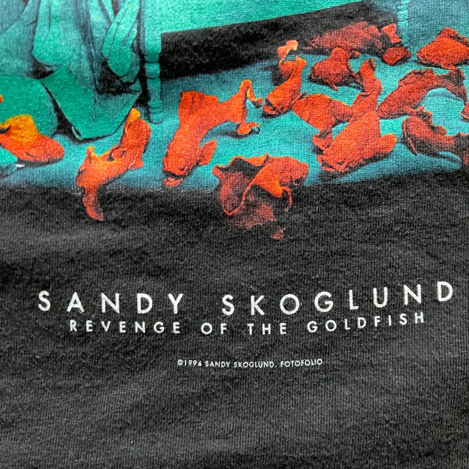 90s Sandy Skoglund Revenge Of Goldfish tee アートT Tシャツ